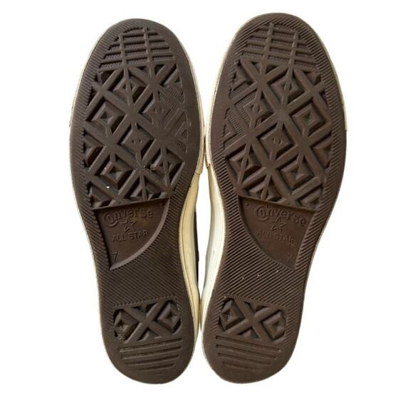 Converse Chuck Taylor All Star Heathered Gray Silver Sneakers Womens Size 7 - Picture 7 of 8